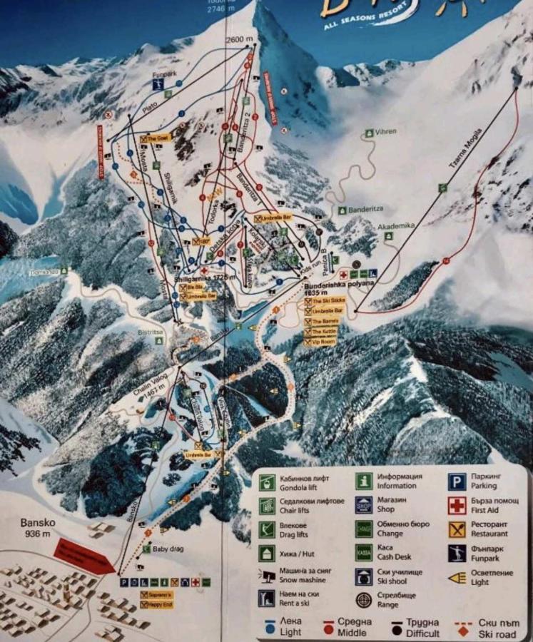 Simonen Apartments Near The Gondola Bansko Exteriör bild